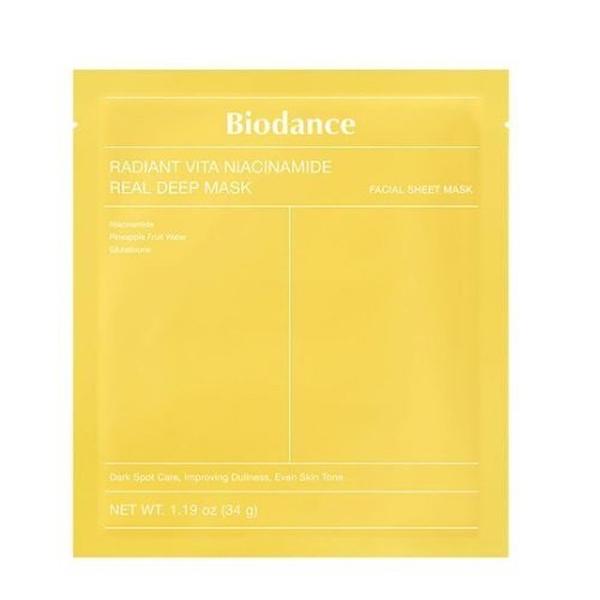 Biodance Radiant Vita Niacinamide Real Deep Mask 34g