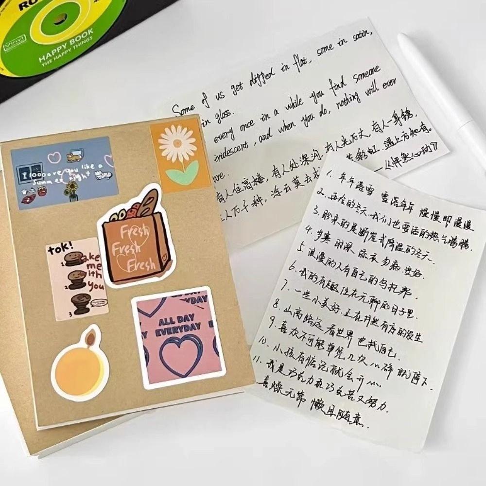 200/250 Sheets Thickened Blank Memo Pads Large Capacity Drawing Draft Notebook Diary