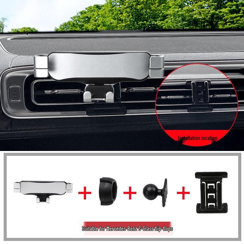 Mercedes S 21-22 Facelift Bezprzewodowy Uchwyt na Telefon z Ładowaniem i Nawigacją.