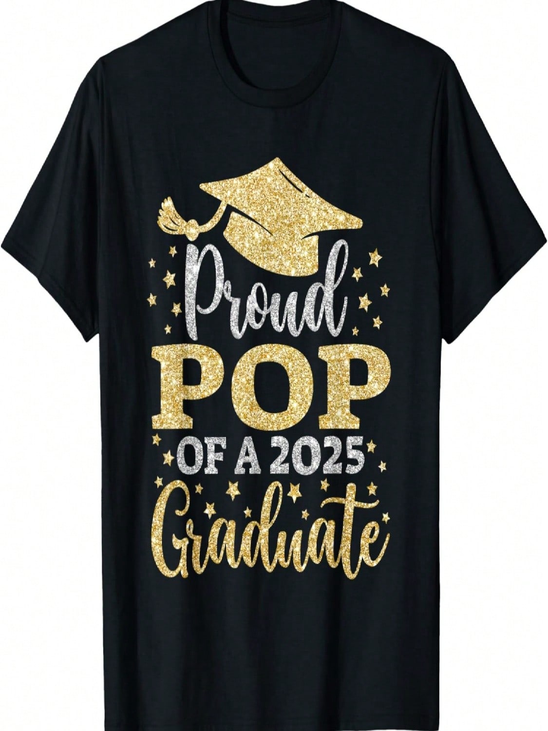 Pop Senior 2025 Proud Pop Of A Class Of 2025 Graduate T-Shirt S разноцветный