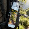 1PC Mountain Village Coast Landscape Print 750ml Color Plastic Sports Water Bottle Leakproof Flip Straw Lid Suitable for Sports Office Home Use