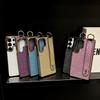 Plating Bling Glitter Wrist Strap Holder Case For Samsung S25 Ultra S24 FE S23 S22 Plus Soft Silicone Bumper Protection Cover