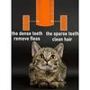 4pcs Pet Grooming Flea & Lice Comb, Double-Sided Fine Cat Hair Detangling Brush, Pet Fur Beauty Products