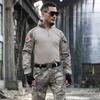 Camouflage Breathable Cycling Jersey Set Wear Resistant Tactical Training Uniform Outdoor Sports