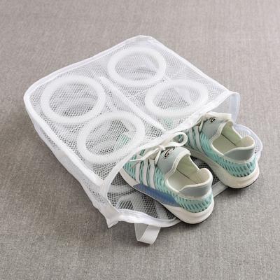 Mesh Laundry Bag Washing Machine Shoes Bag Laundry Net Travel Shoe Storage Bags Protective Clothes Storage Box Organizer Bags