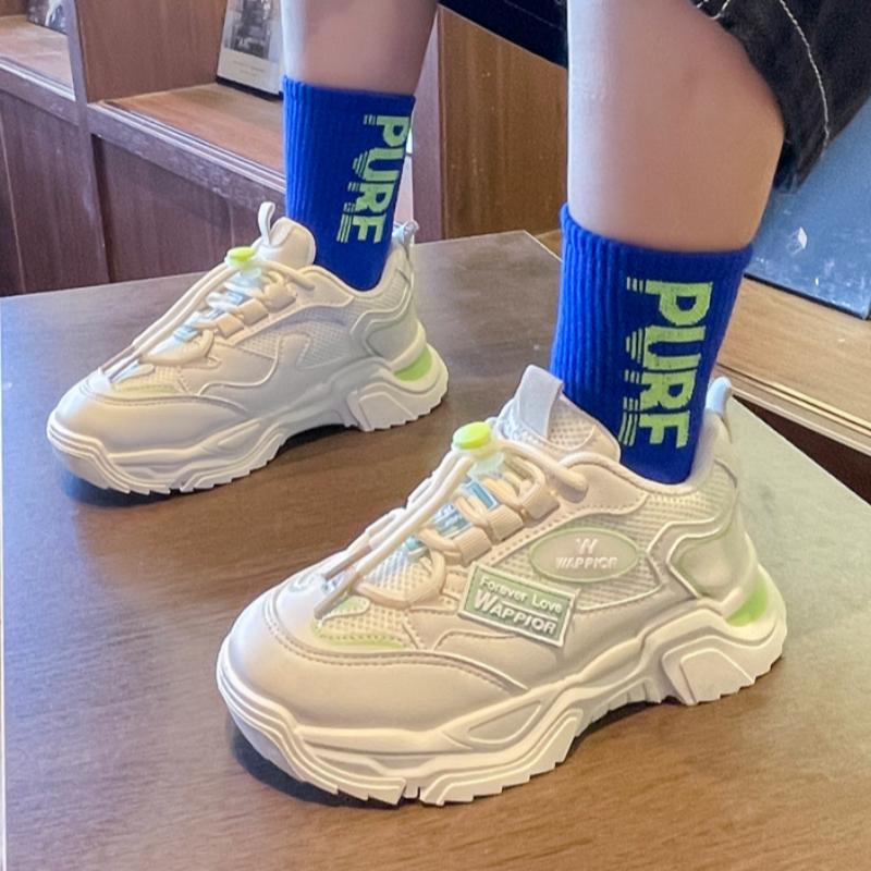 Весенние детские сетчатые износостойкие кроссовки с мягкой подошвой дышащие туфли-лодочки — фото 10