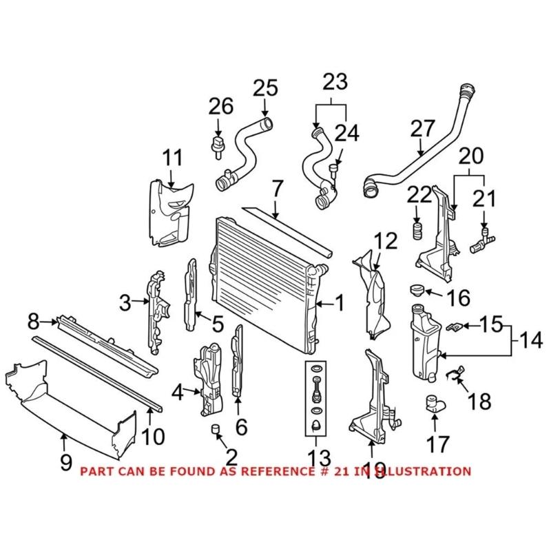 Oil Coolant Water Pipe Connector Replacement Coolant Hose Adapter 17112248409 for E46 E83 E85 E86 Auto Accessories
