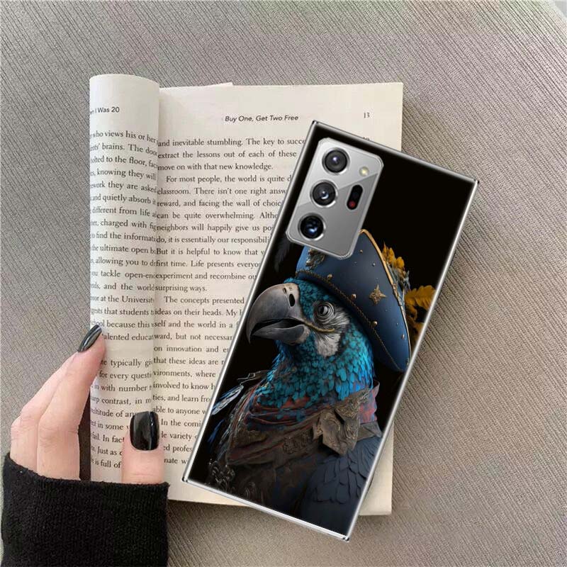 Macaw Pirate Phone Case for Samsung A17 A37 A57 A07 A16 A26 A36 A56 A05S A15 A25 A35 A55 Galaxy A03 A13 A23 A33 A53 A50S A51 A70