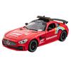 Slitina 1/24 Benzs-GT GTR Sportovní model bezpečnostního vozu tlakové lití Kovový závod Zdravotnická záchranná vozidla Model auta Zvukové světlo Dětské hračky Dárek