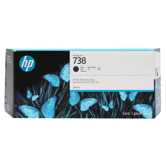 HP Ink/ 738 300-ml BLK DesignJ