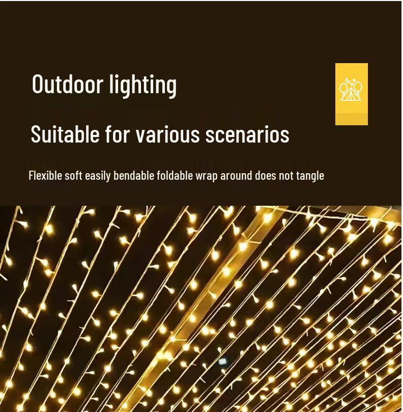 Knallkörper LED Kupfer Lichterkette für Weihnachten und Feiertags-InnenDekoration