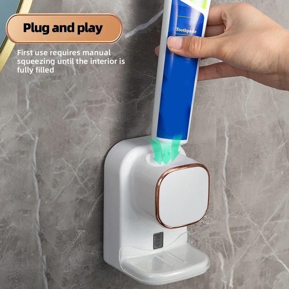 Non Perforated Smart Toothpaste Dispenser 3 Mode Electric Toothpaste Squeezer  Kids Use