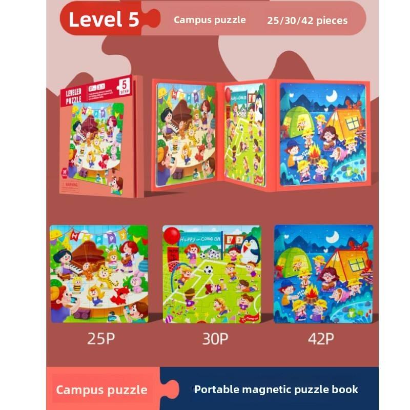 Wooden Animal Traffic Puzzle For Kids Educational Brain Teaser For Early Learners
