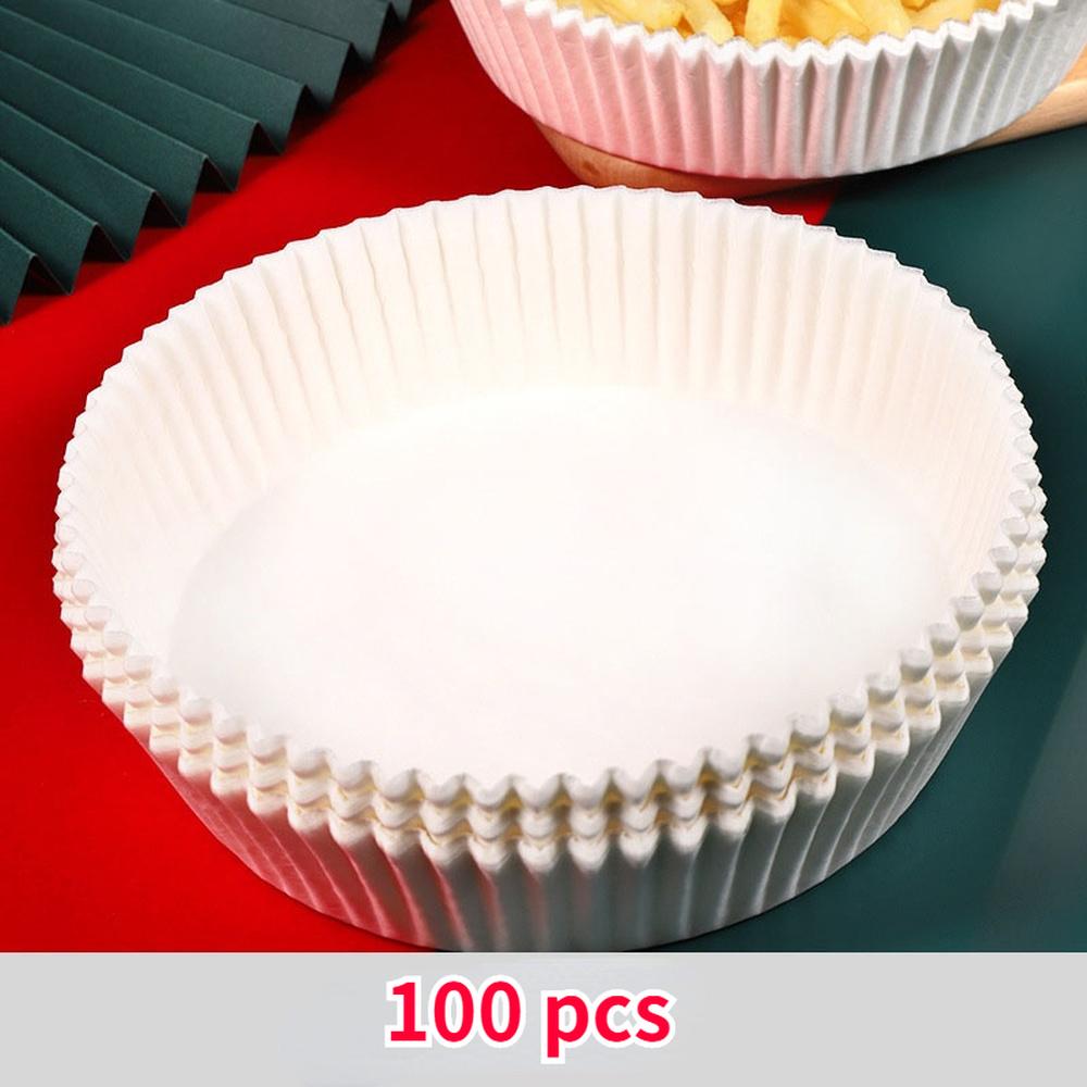 Air Fryer Disposable Paper  For Air Fryer Cheesecake Air Fryer Accessories Parchment Wood Pulp Steamer Baking Paper