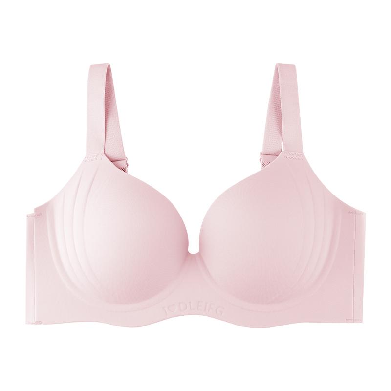 

Женский бюстгальтер Push-Up, бесшовный бюстгальтер без косточек, однотонное нижнее белье, повседневные бюстгальтеры с футболкой, сексуальное женское нижнее белье 42/95BC розовый