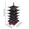 Miniature Pagoda Sculpture Home Decor Fine Details Micro Landscape Ancient Architecture Model