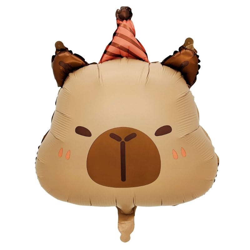 Lot de 10 Ballons Capybara Élégants Ballons Portables Accessoire Pour Créer Une Atmosphère Joyeuse Lors de Toute Fête Ou Événement