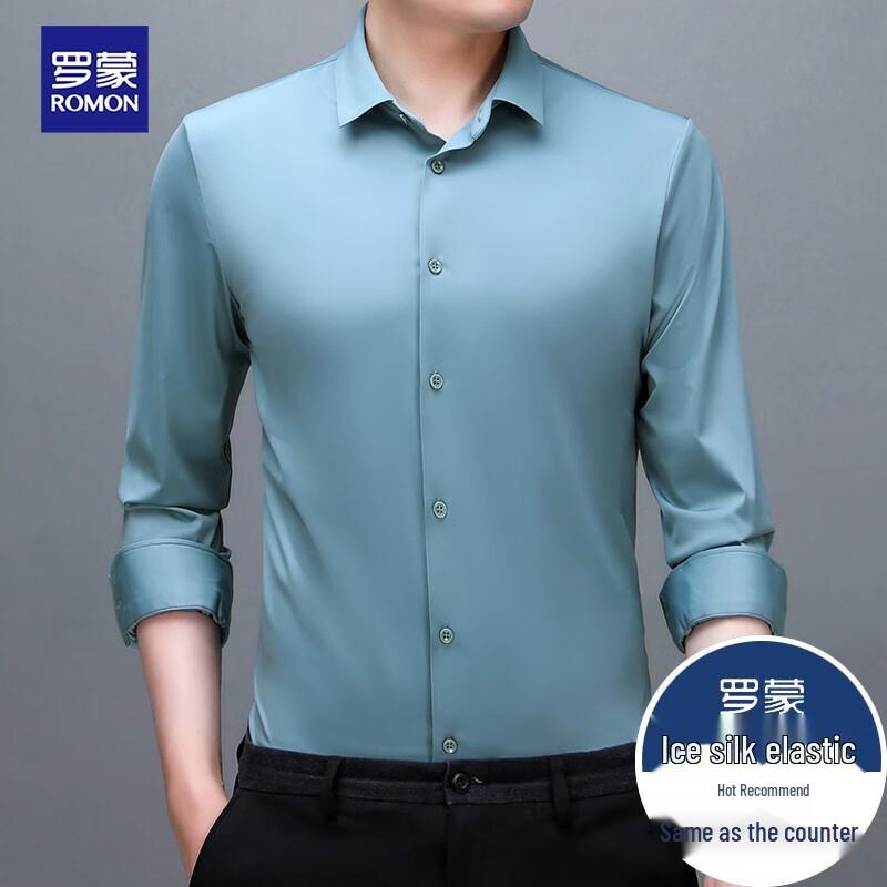 Men's Non-Iron Long Sleeve Business Casual Shirt