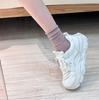 Campus dad shoes double mesh breathable 2025 high-value muffin bottom non-slip little white shoes spring and summer new women's shoes