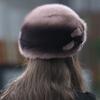 Women’s Hat High-end Hats Fashionable and Luxurious Hats Warm Ear Protection Hats for Middle-aged and Elderly People