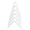 Magzine Holder Bookshelf Desk Storage Record Rack Triangle Bookend Iron Book Stand Book Holder