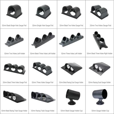 52MM Car Gauge Pod Single / Dual / Triple Hole Racing Instrument Mount Left Right Drive Universal 2" Vehicle Meter Bracket