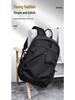 Herren Business Casual Wasserdichter Rucksack mit Logodruck - Multifunktionale Reise- und Schullaptoptasche.