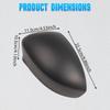 Car Left / Right Side Wing Rearview Mirror Cover Cap 735571778 735452186 for Fiat 500 500C 2007– Grande Punto 2005–2018