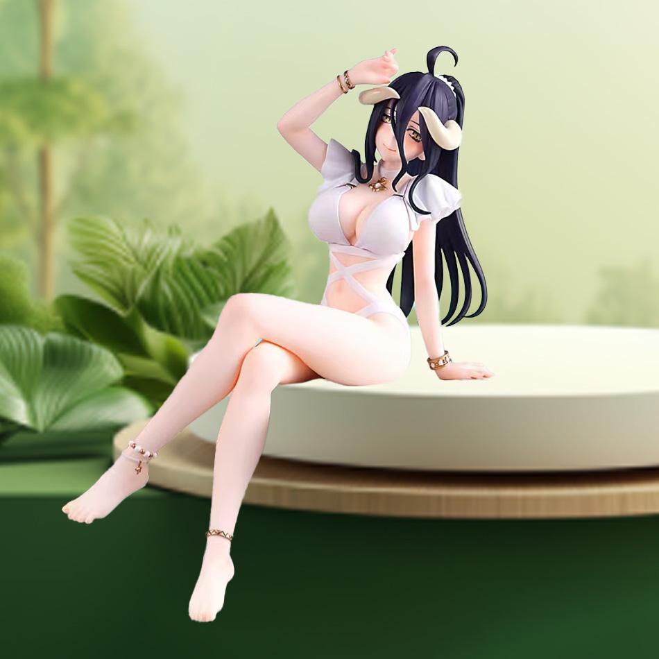 Furyu Noodles Cork Overlord Albedo Sexy Anime Girl Figure Overlord Albedo Swimsuit Action Figure Adult Model Doll Toys