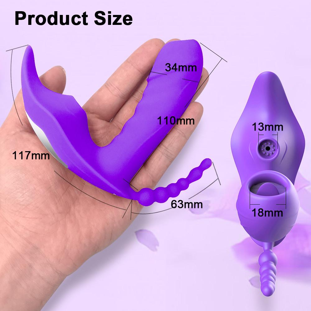 3 in 1 Wearable Vagina Vibrator for Women Clit Sucker APP Control Panties Vibrator G-Spot Clitoris Stimulator Sex Toy for Couples Dildo Masturbator