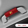 Car Handle Protection Case Suede Cover For Fiat Abarth 695 595 500 124 125 500C Series Car Roof Armrest Inner Door Pull Cover