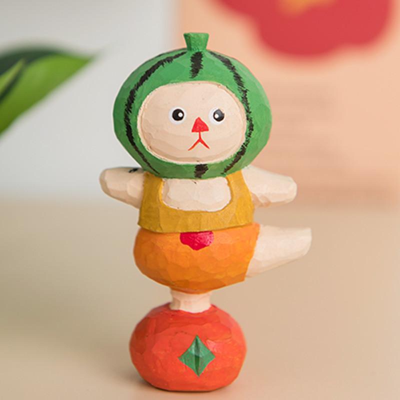 

Wooden Craft Desktop Ornament For Office And Home Decor With Creative Handcraft Design Style I