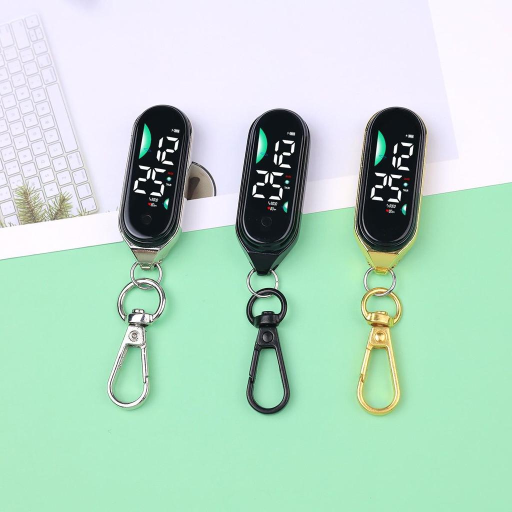 2026 Waterproof LED Touch Keychain Watch - Luminous Display