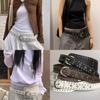Retro Western PU-Ledergürtel mit Metallschnalle für Boho-Stil Modeaccessoires