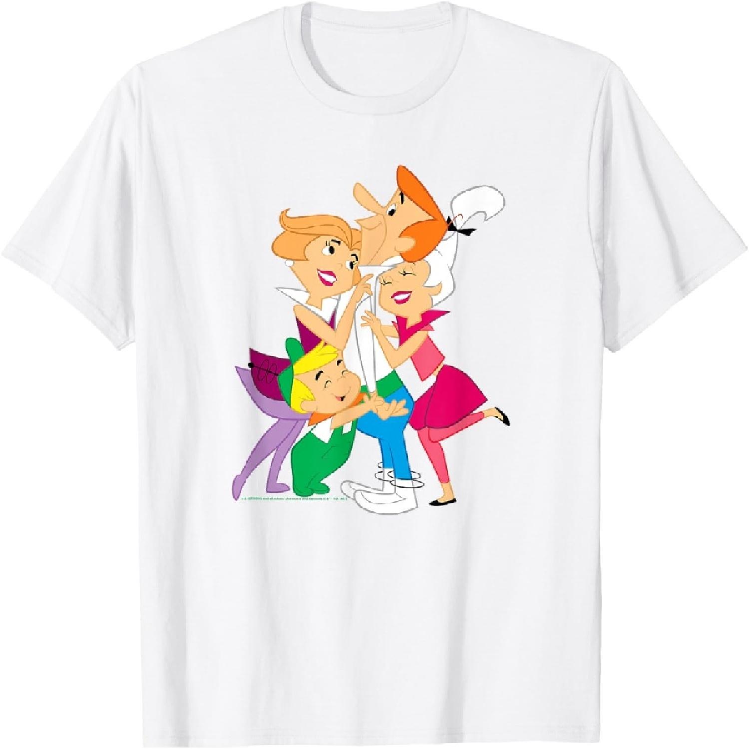 The Jetsons George Jane Judy Elroy Group Hug T-Shirt XXXXXL белый