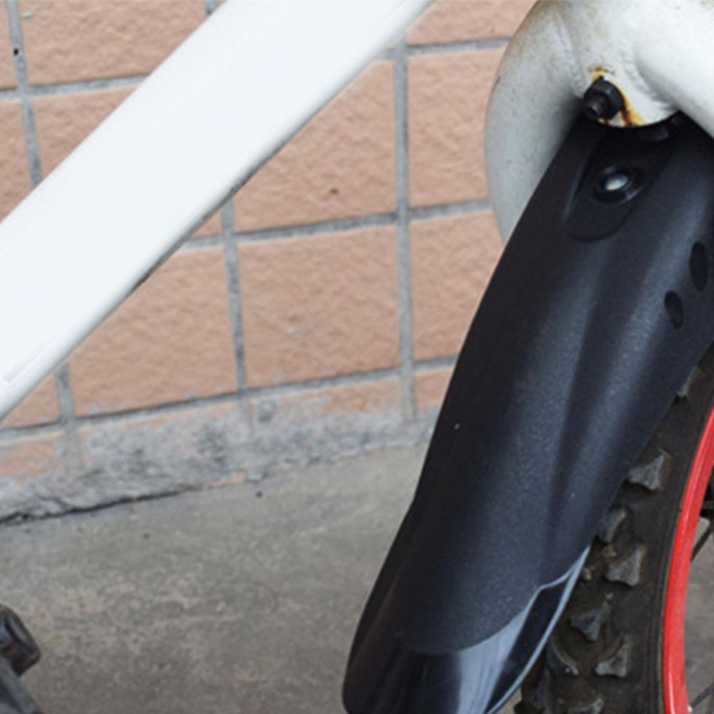 2Pcs Front Rear Set Bike Mudguards Black Easy To Install Adjustable Bicycle Mudguards Rainproof for 12/14/16/18/20 Inch Bikes