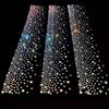 Iron-On Rhinestone Patch Shiny DIY Fabric Decal Waterproof Clothing Decor Sticker for Jeans Backpack Handmade Gift Making
