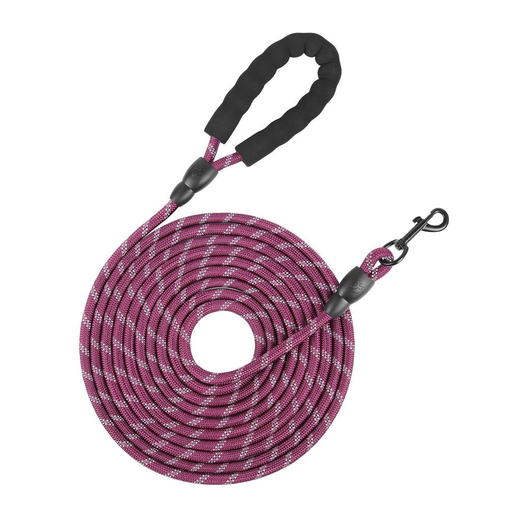 Outdoor Dog Leash Nylon Reflective With Antibreaking Features For Active Pet Walks