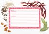 Inkdotpot Recipe Card 6x4 inch Single-Sided Recipe Design Cards Border Recipe Cards Wedding-Bridal Shower-Baby Shower- Pack of