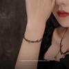 Retro Gothic Dark Style Black Bracelet Suitable for Men\'s Personality Women\'s Simple Charm Casual Jewelry Gift