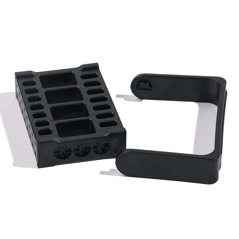 1pc 16 Holes Plastic Nail Art Grinding Head Bit Holder Storage Box Stand Display Rack for Manicure Drill Bits Container