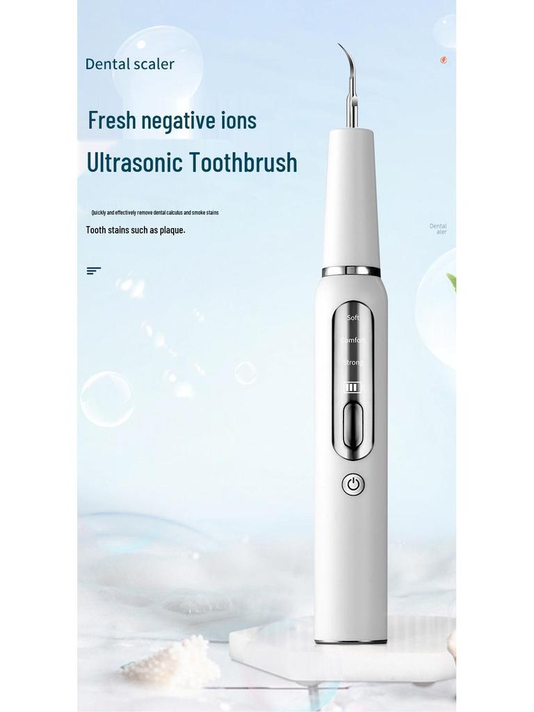Portable Ultrasonic Electric Tooth Cleaner - Tartar & Plaque Remover, Teeth Whitening Device