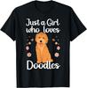Süße Doodle-Kunst für Frauen, Mädchen, Mama, Goldendoodle T-Shirt