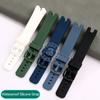 Genuine Leather Sports Watchband Straps Women's Bracelet Silicone Stainless Steel Belt For Garmin Lily Smart Watch Accessories