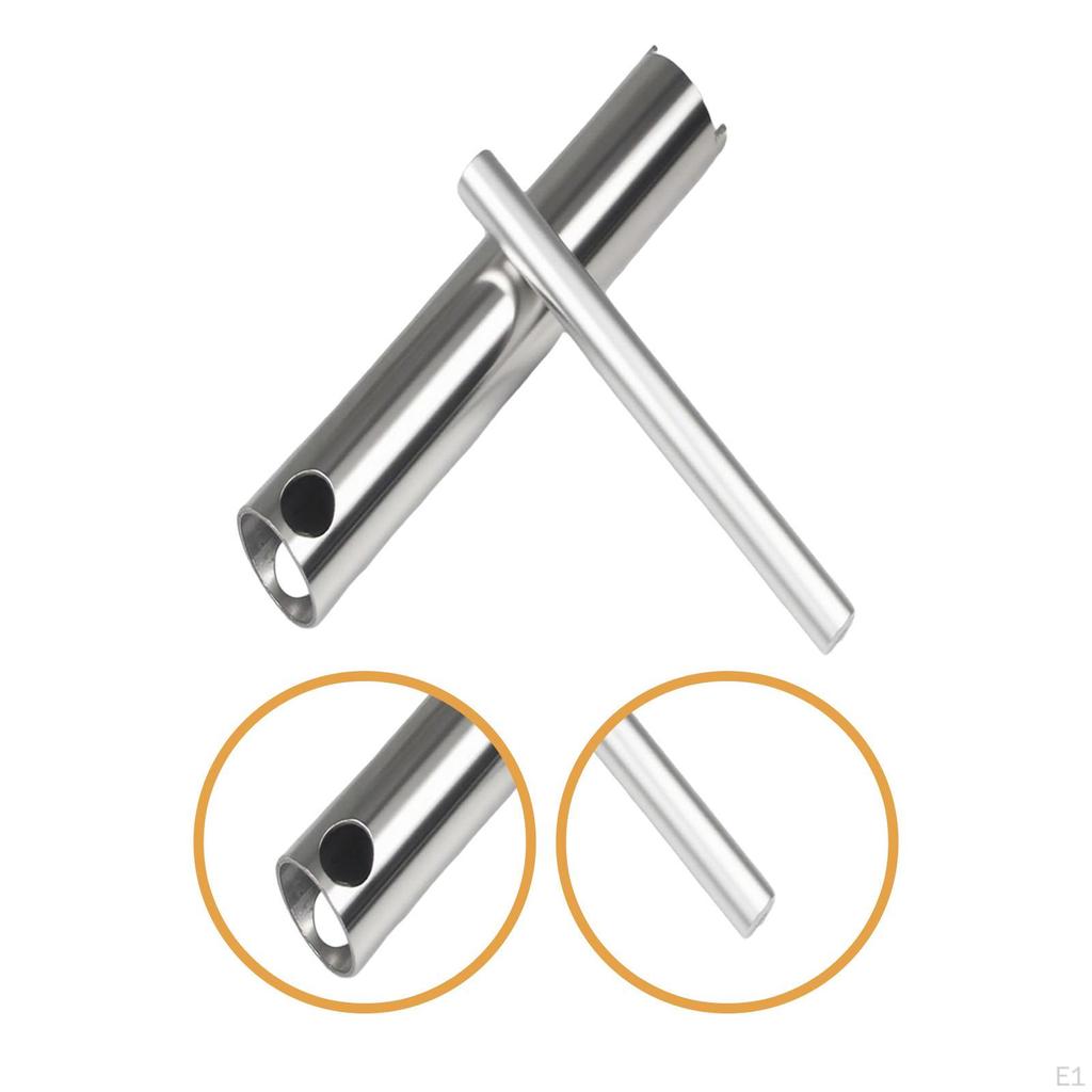 Removal Tool with Handle for Bathtub and Faucet Repair, Premium, Stainless Steel Remover,