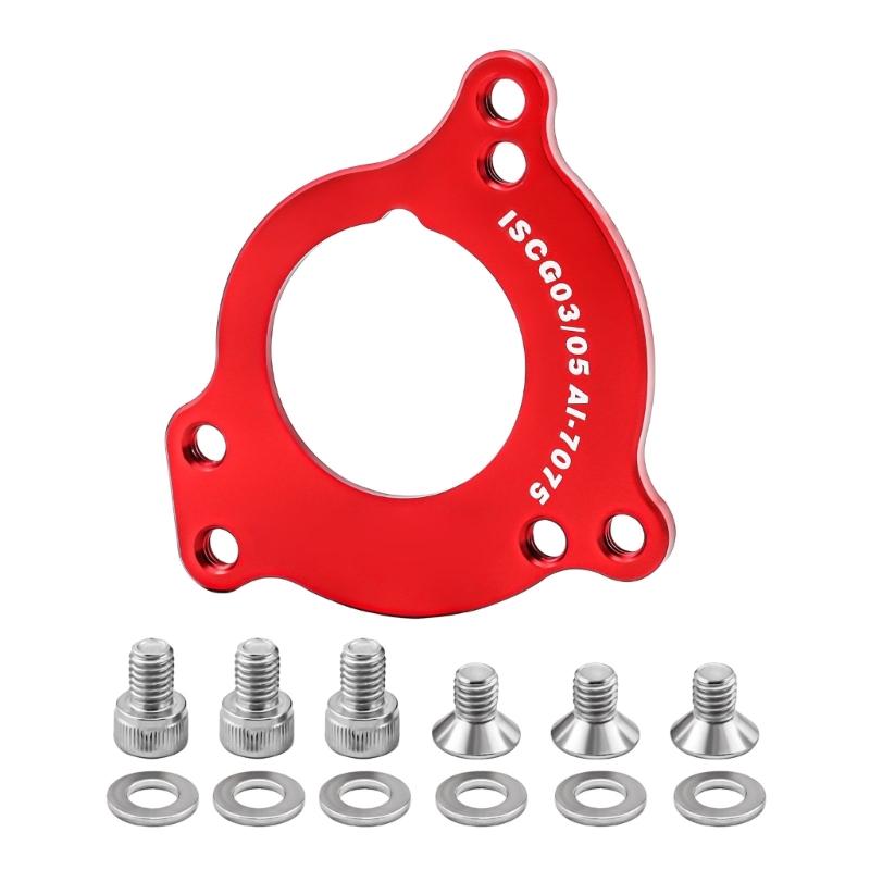 

Bicycles Bottom Bracket Plate Chain Guide, Aluminum Alloys Bike Chain Guide Adapter, Chain Conversion Chain Protector