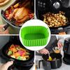 Silicone Air Fryer Basket Tray Reusable Silicone Liners for Air Fryer
