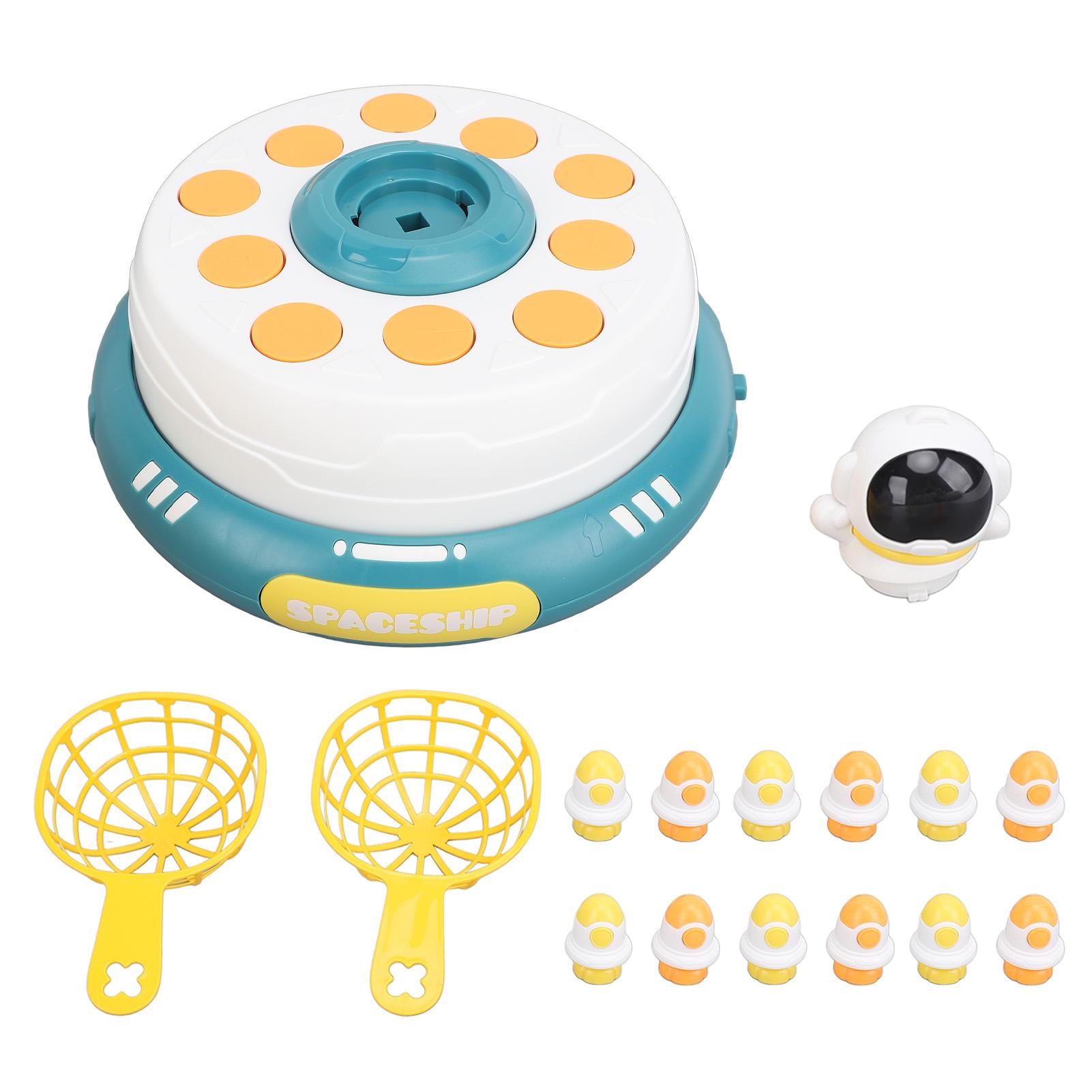 

Ручная головоломка-игрушка «Астронавт» с 2 корзинами для ловли, интерактивная, работающая от батареек, вращающаяся, выдвижная Green