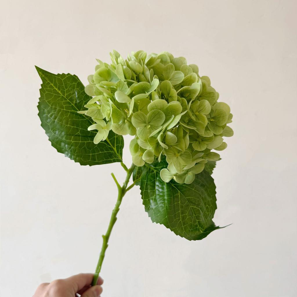 1Pcs Artificial Hydrangea Flowers Real Touch Artificial Hydrangea Branches Decoration Wedding Bouquet Flower Arrangement