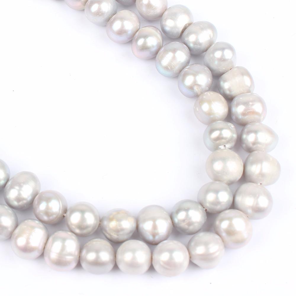 

Бусины из натурального белого серого цвета неправильной формы, круглые, пресноводного жемчуга, 7-8 мм, для изготовления ювелирных изделий своими руками, 15 дюймов